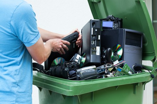 E-waste recycling process for businesses in Eltham